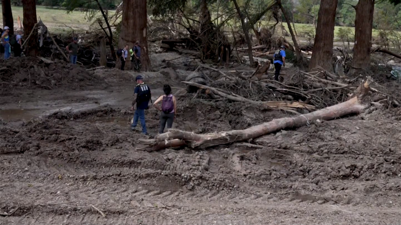 'It's staggering': Urgent search operations for flood victims stretch miles in Texas
