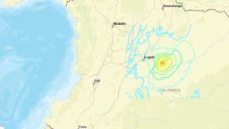 Un fuerte sismo sacudió Colombia