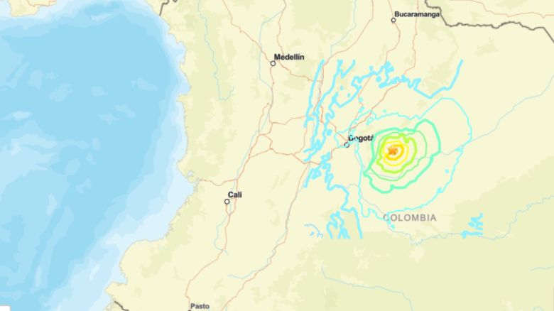 Un fuerte sismo sacudió Colombia