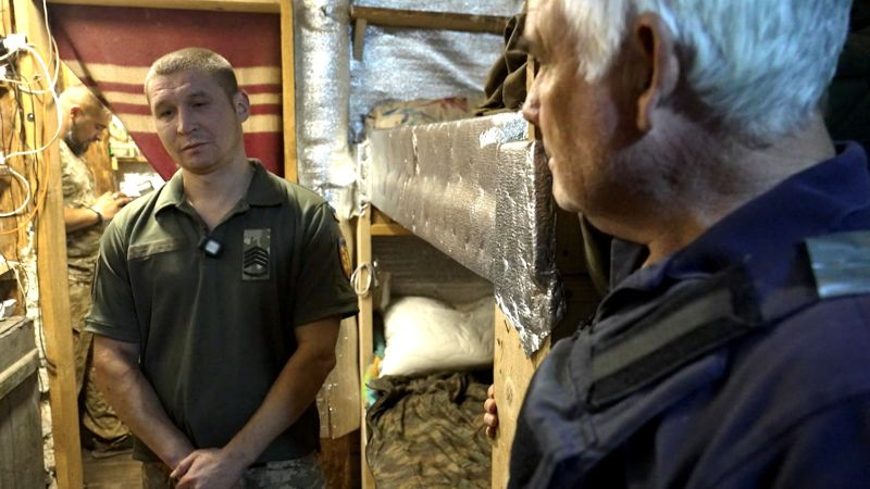 In the trenches with soldiers defending southeastern Ukraine