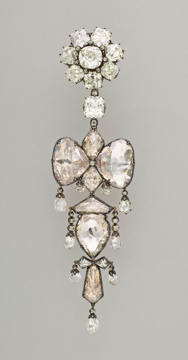 The reliquary brooch worn by Empress Eugénie.