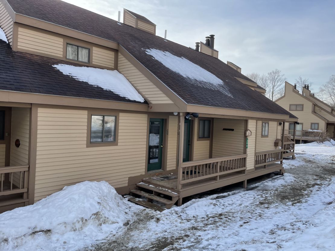 This Vacasa vacation rental is just a two minute walk to the ski trail.