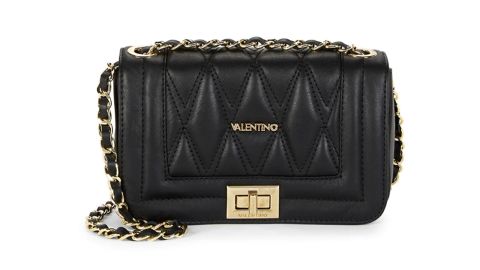 Valentino Beatriz D Leather Shoulder Bag