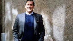 Retrato del escritor peruano Mario Vargas Llosa, tomado el 5 de mayo de 1987 en Estocolmo