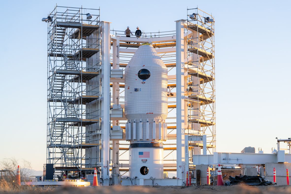 Starting in July 2024, Vast built and tested a non-orbital version of Haven-1 in its facility in Mojave, California.