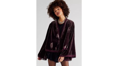 Velvet Bed Jacket