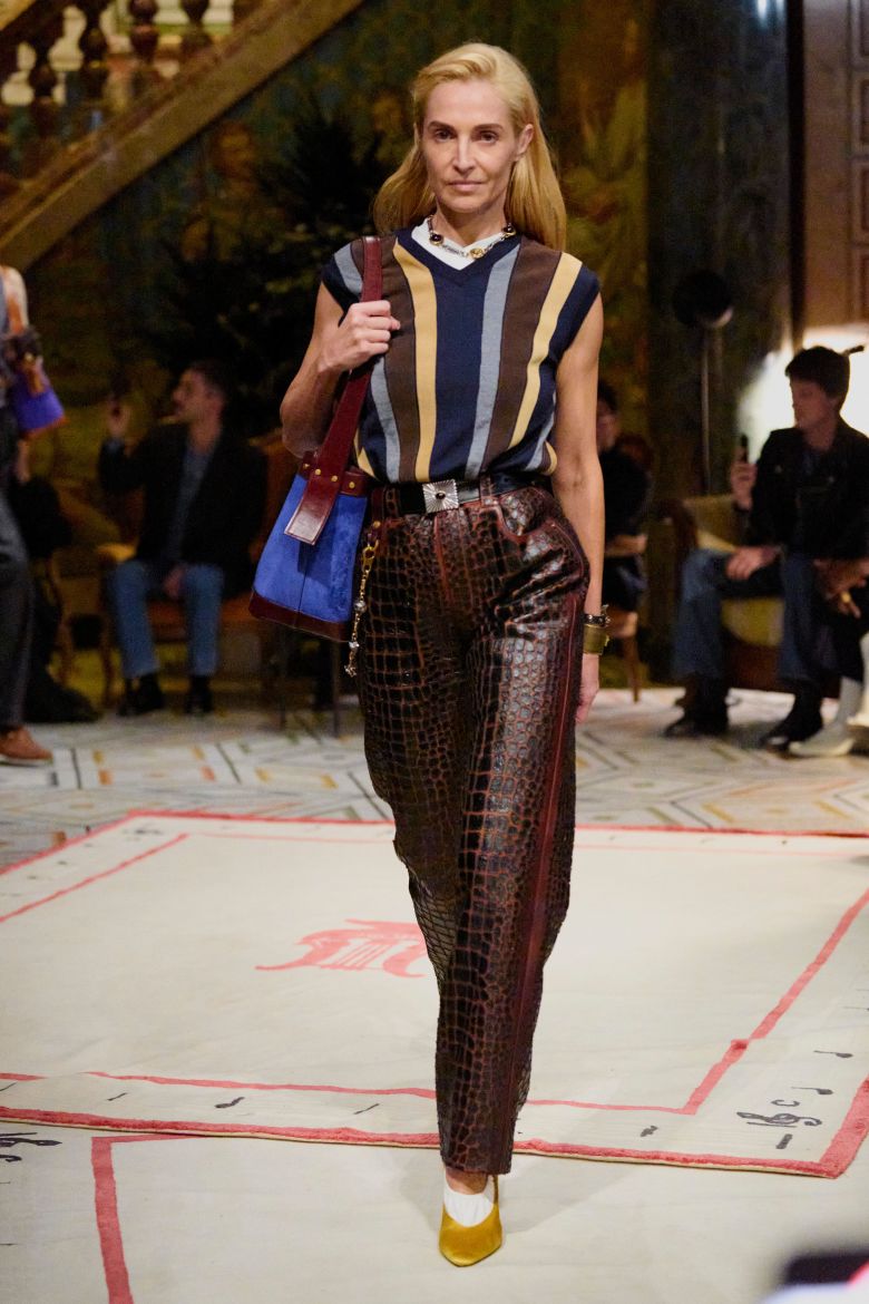 The debut has been highly anticipated since Vitale, formerly design director at fellow Italian label Miu Miu, was appointed.