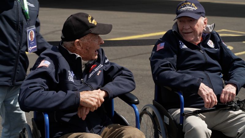 Video: WWII veterans return to Normandy 80 years after Allied