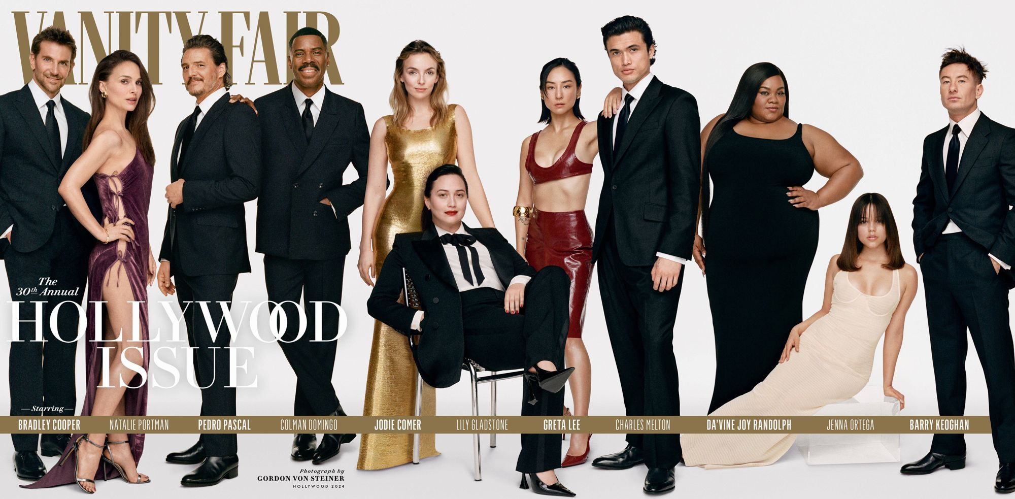 The Vanity Fair 30th annual Hollywood Issue featured a range of A-listers, from Pedro Pascal to Barry Keoghan.