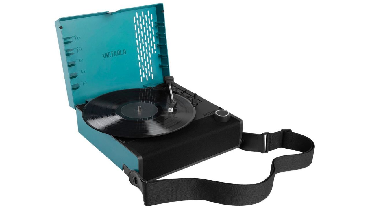 Victrola - Revolution GO Portable Rechargeable Record Player - Blue Victrola - Revolution GO Portable Rechargeable Record Player - Blue .jpg