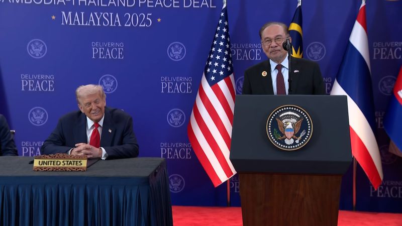 ‘I was in prison but you almost got there’ Malaysian leader jokes to Trump