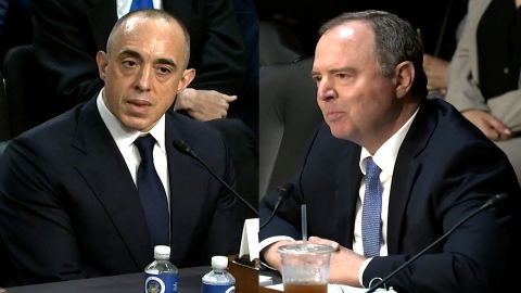 Sen. Adam Schiff pressed Emil Bove, a former personal attorney to Donald Trump, whether he told prosecutors in March to consider telling federal courts “f**k you” as alleged by a recent whistleblower complaint.