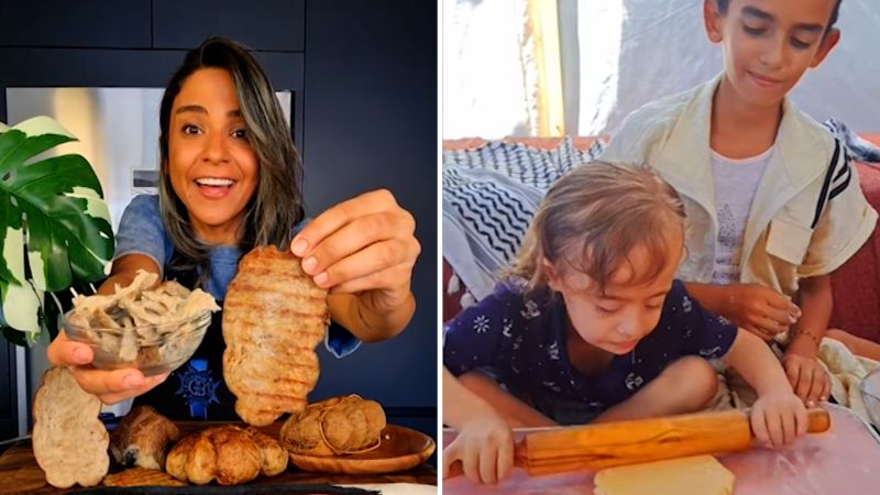 Influencer chef cooks up viral recipes for people in Gaza Influencer chef cooks up viral recipes for people in Gaza