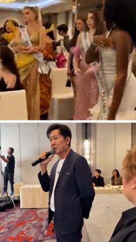 Miss Universe contestants walk out mid-event