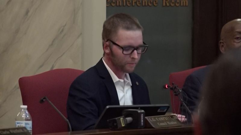 City official returns to work after set on fire