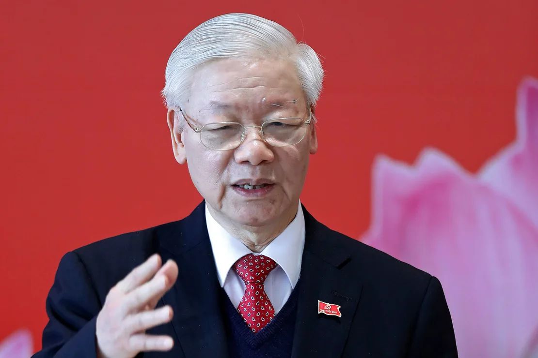 El ex secretario general del Partido Comunista de Vietnam, Nguyen Phu Trong, lanzó una amplia campaña anticorrupción en 2016.