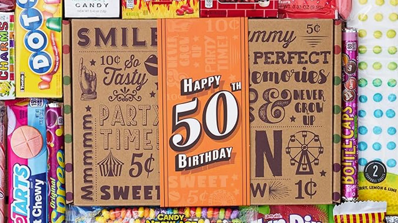 Vintage Candy Co. 50th Birthday Retro Candy Gift Basket.jpg