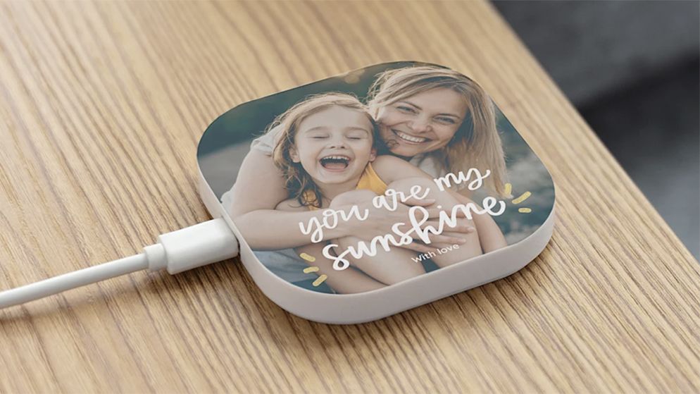 Personalized Photo Baseball Marble Design Mother's Day 