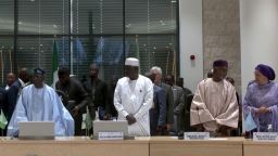 African leaders convene for a high-level counter-terrorism summit in the Nigerian capital Abuja Monday, April 22.