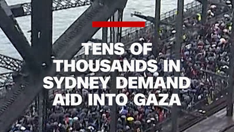 Australia Increases Gaza, Lebanon Aid After Mass Protest