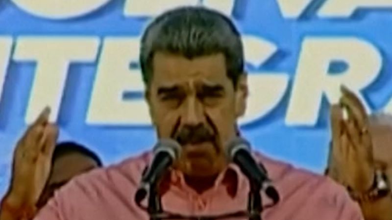 Venezuelan president warns US against military intervention
