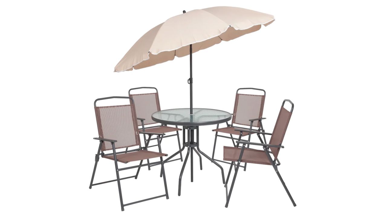 Wade Logan Amlie Nantucket 6 Piece Patio Garden Set cnnu