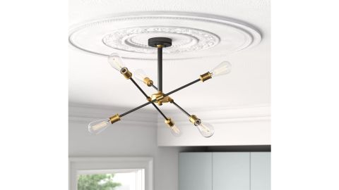 Wade Logan Sputnik Modern Linear Chandelier