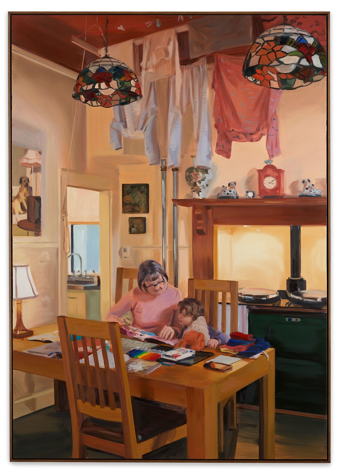 The roles and associated rituals of motherhood are a growing vehicle for expression among female artists, many of whom have begun to receive their flowers. Pictured, "Sticker Dolly Dressing."