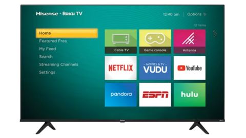 Hisense 75-Inch Class 4K UHD LCD Roku Smart TV HDR R6 Series