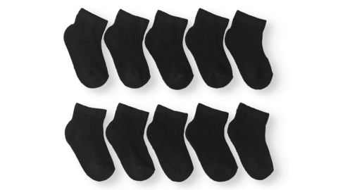 Wonder Nation Boys Cushioned Ankle Socks, 10 Pack