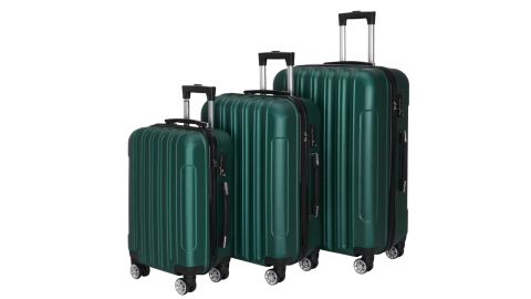 Zimtown 3-Piece Nested Spinner Suitcase Luggage Set