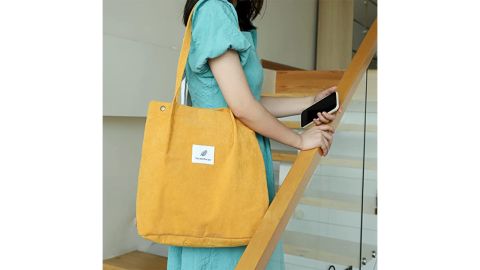 WantGor Corduroy Tote Bag