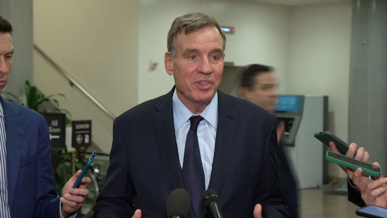 Senate Intelligence Chairman Mark Warner speaks with the media on Wednesday, September 25.