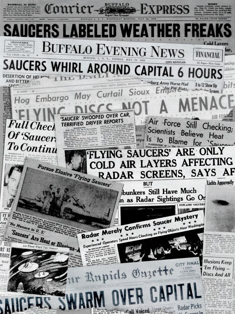 In 1952, DC's skies were littered with US fighter jets chasing