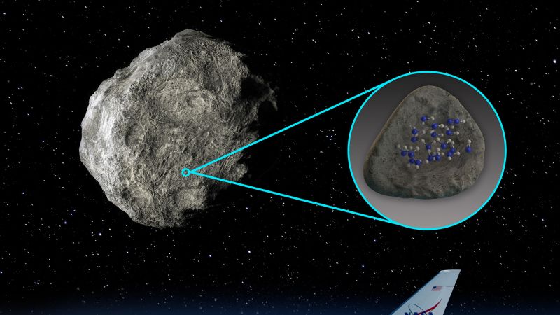 Water molecules on asteroids thought to be 'completely dry'