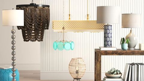 Mistana Hatfield wooden chandelier