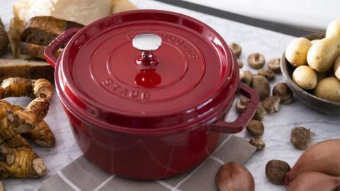 Staub Cast-Iron 4-Quart Round Cocotte