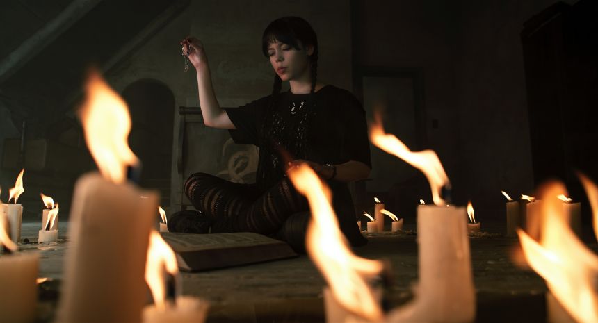 Jenna Ortega stars as Wednesday Addams in Tim Burton's Netflix series. The show's hair and makeup artist, Nirvana Jalalvand, said she isn't someone who spends "hours" getting ready.