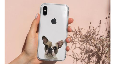 Custom pet portrait phone case