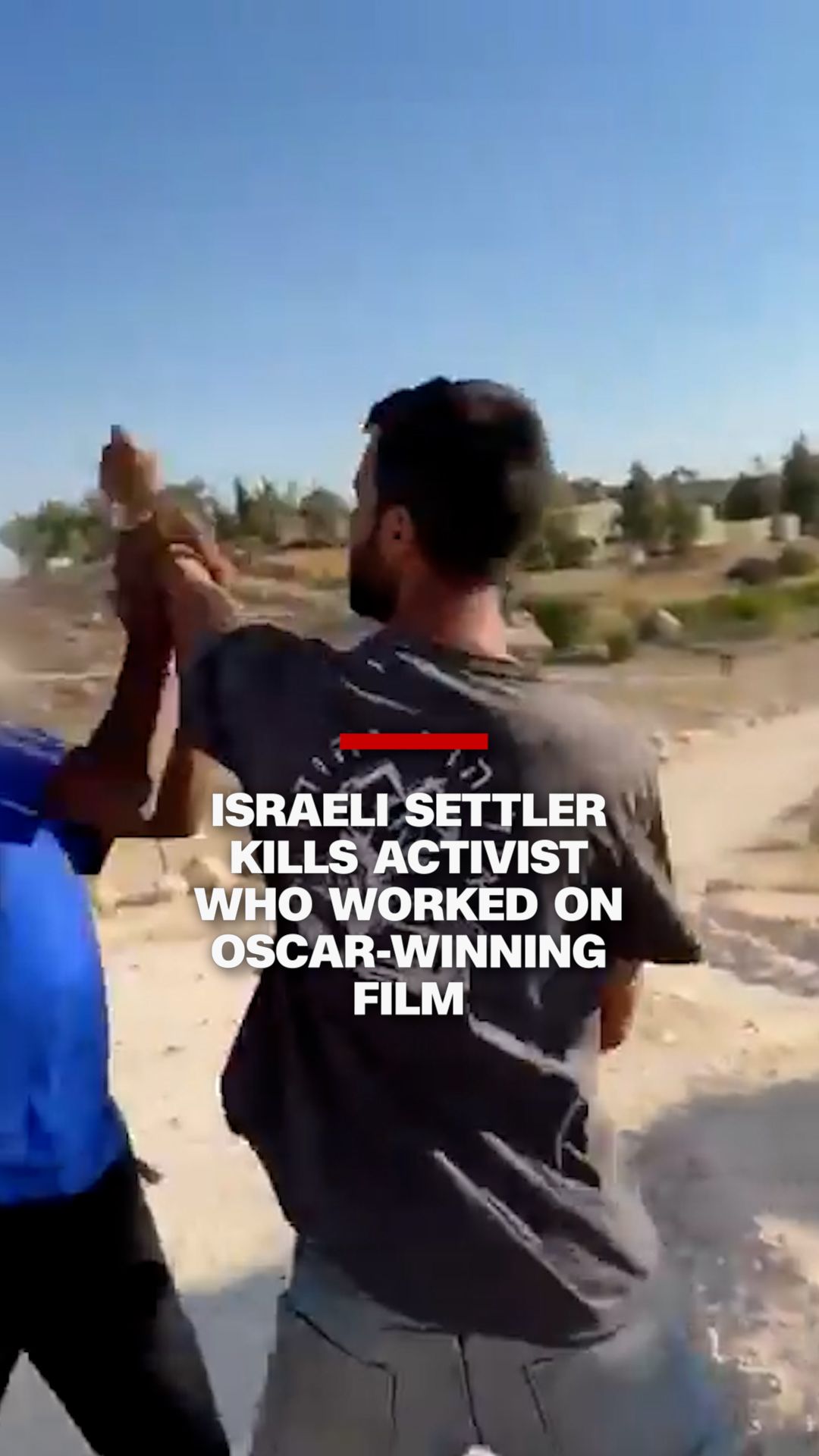 Odeh Hathalin, a prominent Palestinian activist who had worked on an Oscar-winning documentary, was killed on Monday during an attack by Israeli settlers in the occupied West Bank, according to local journalists and officials.