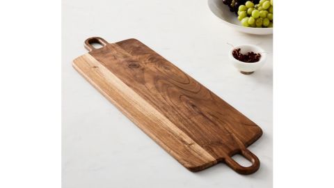 West Elm Hudson Double-Handled Acacia Wood Board