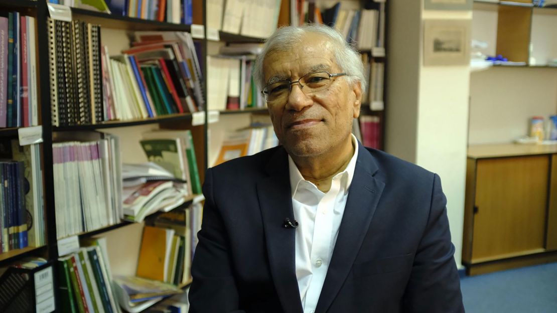 Khalil Shikaki, the director of the Palestinian Center for Policy and Survey Research pictured in the center's office in Ramallah.