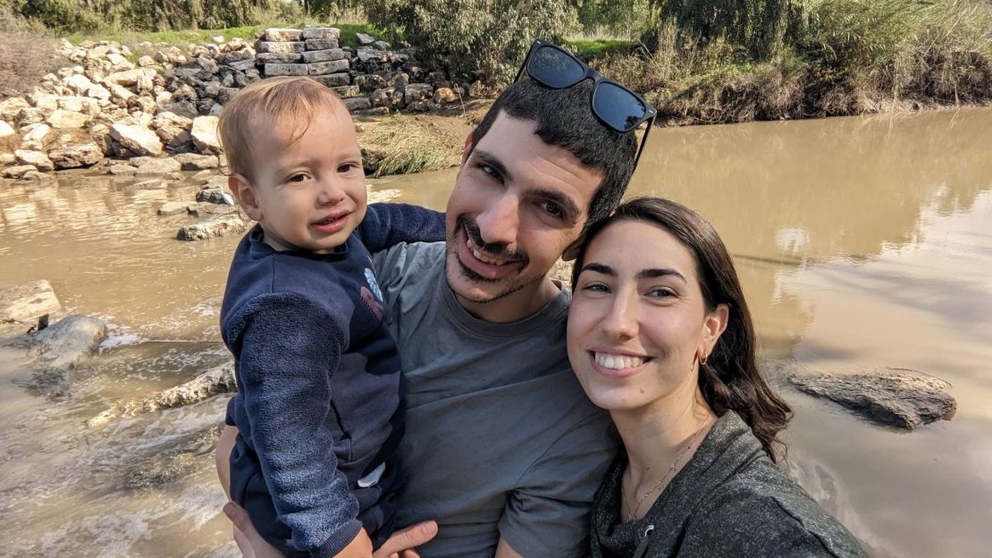 Photo of Almog, Or and Einav (from left to right) before the October 7 attacks