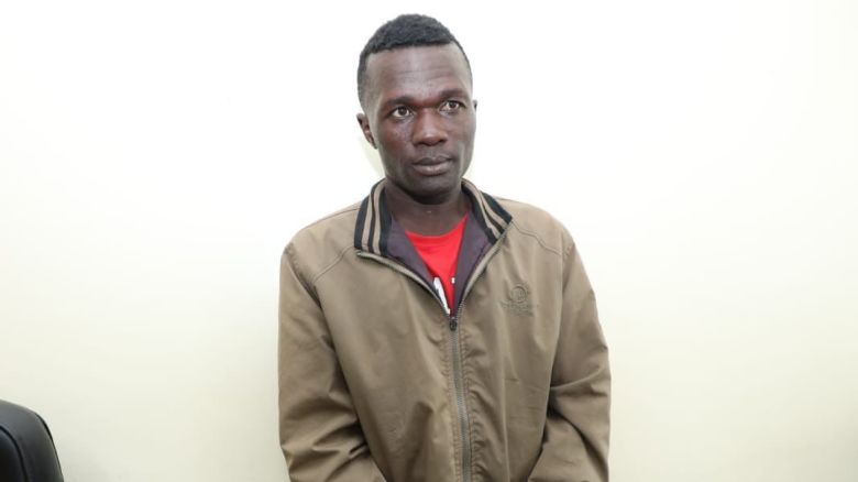 A picture of Collins Jumaisi Khalusha, 33, was released by the Directorate of Criminal Investigations in Kenya.