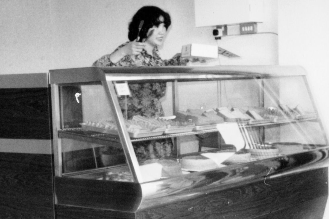 Anastasia Liew in the first Bengawan Solo cake shop in 1979.