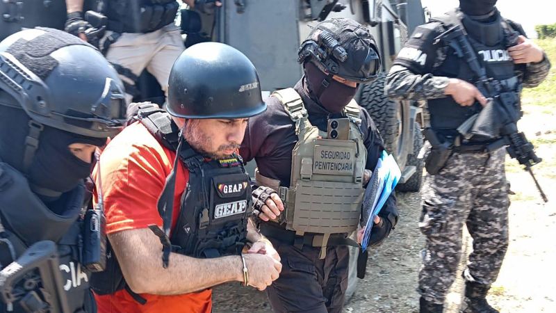 Ecuador’s most notorious drug kingpin has been extradited to the US Ecuador’s most notorious drug kingpin has been extradited to the US