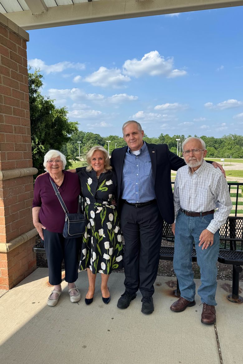Paul Whelan, his parents, and Michigan Rep. Debbie Dingell.
