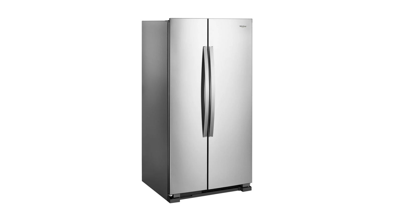 Whirlpool Side By Side Refrigerator:Freezer in Stainless Steel cnnu.jpg