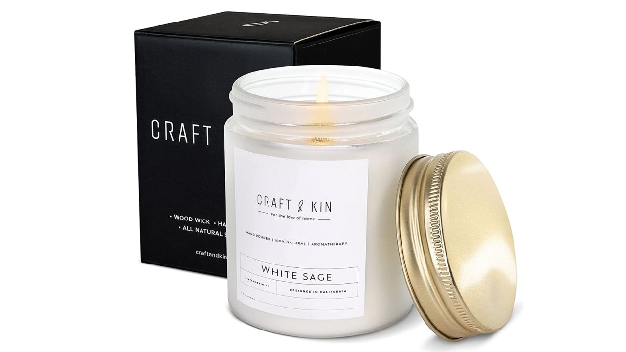 white sage candle