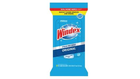 Windex Glass and Surface Pre-Moistened Wipes, Original